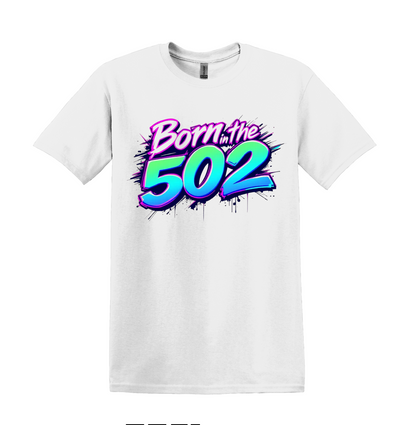 Born in the 502 Louisville, Kentucky Pride Shirt, Unisex Cotton Blend Graphic Tee