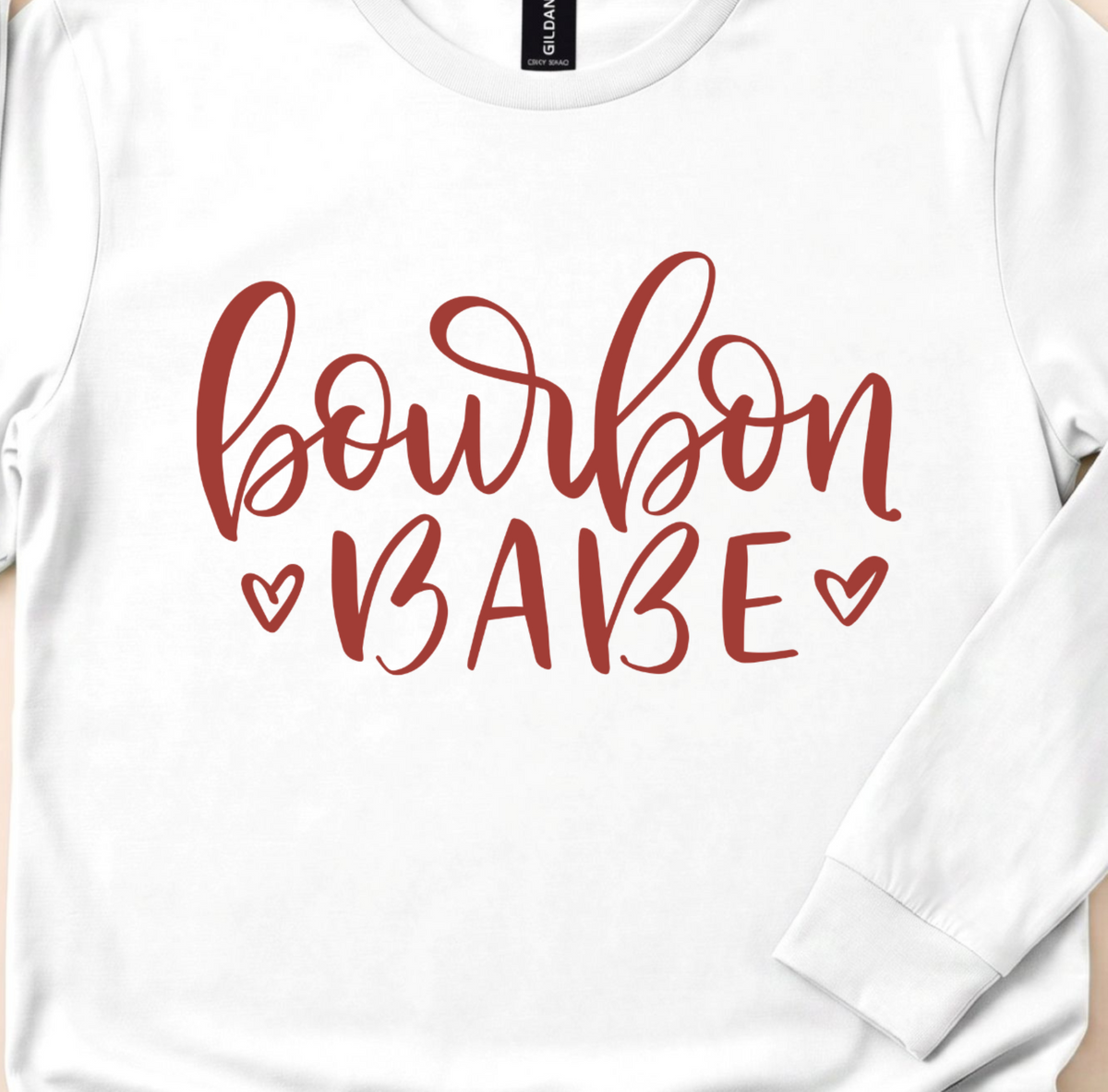 Bourbon Babe Kentucky Apparel, Bar Night Attire, Cocktail Enthusiast Gift, Weekend Wear