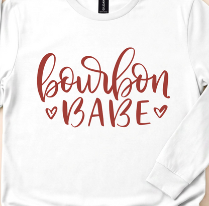 Bourbon Babe Kentucky Apparel, Bar Night Attire, Cocktail Enthusiast Gift, Weekend Wear