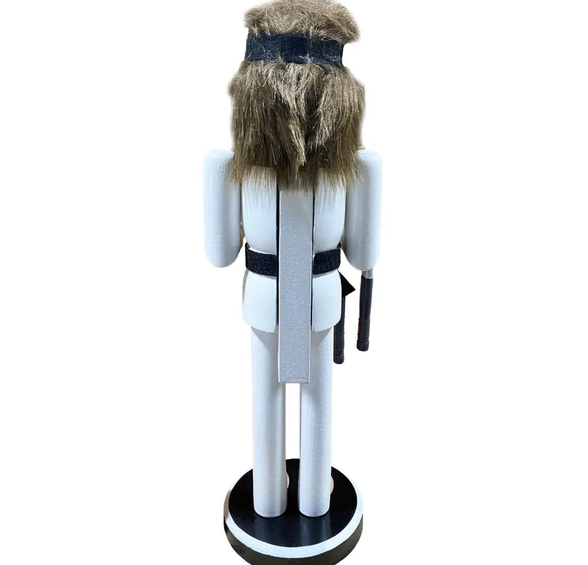 14 Inch Kung Fu Fighter Nutcracker Display, Wooden Christmas Decor, Karate Instructor Gift