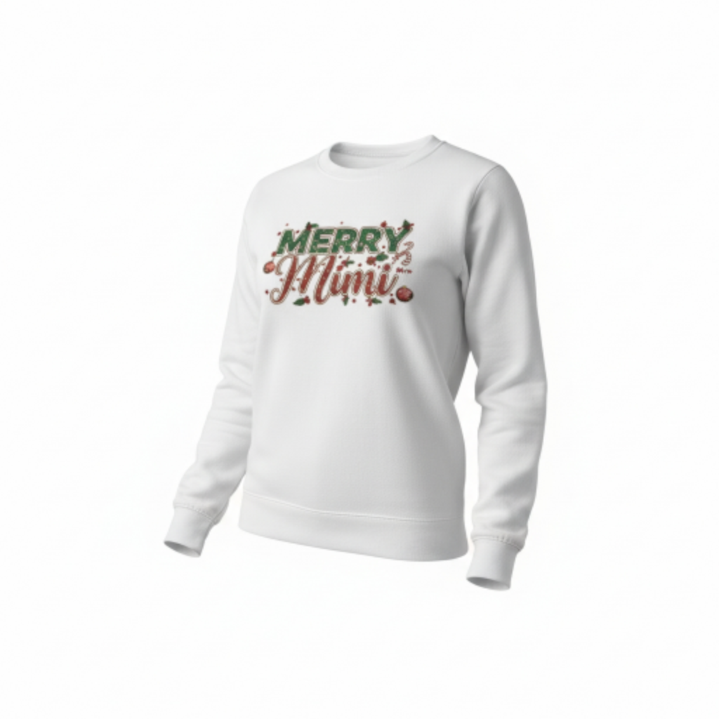 Merry Mimi Christmas Sweatshirt, Holiday Grandma Gift