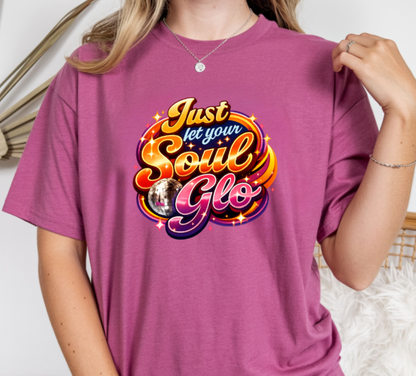 Soul Glo Parody Shirt, Retro 80s Disco Graphic Tee, Coming to America Inspired