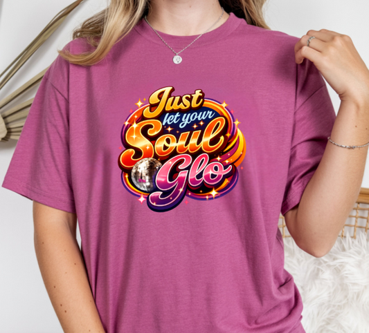 Soul Glo Parody Shirt, Retro 80s Disco Graphic Tee, Coming to America Inspired