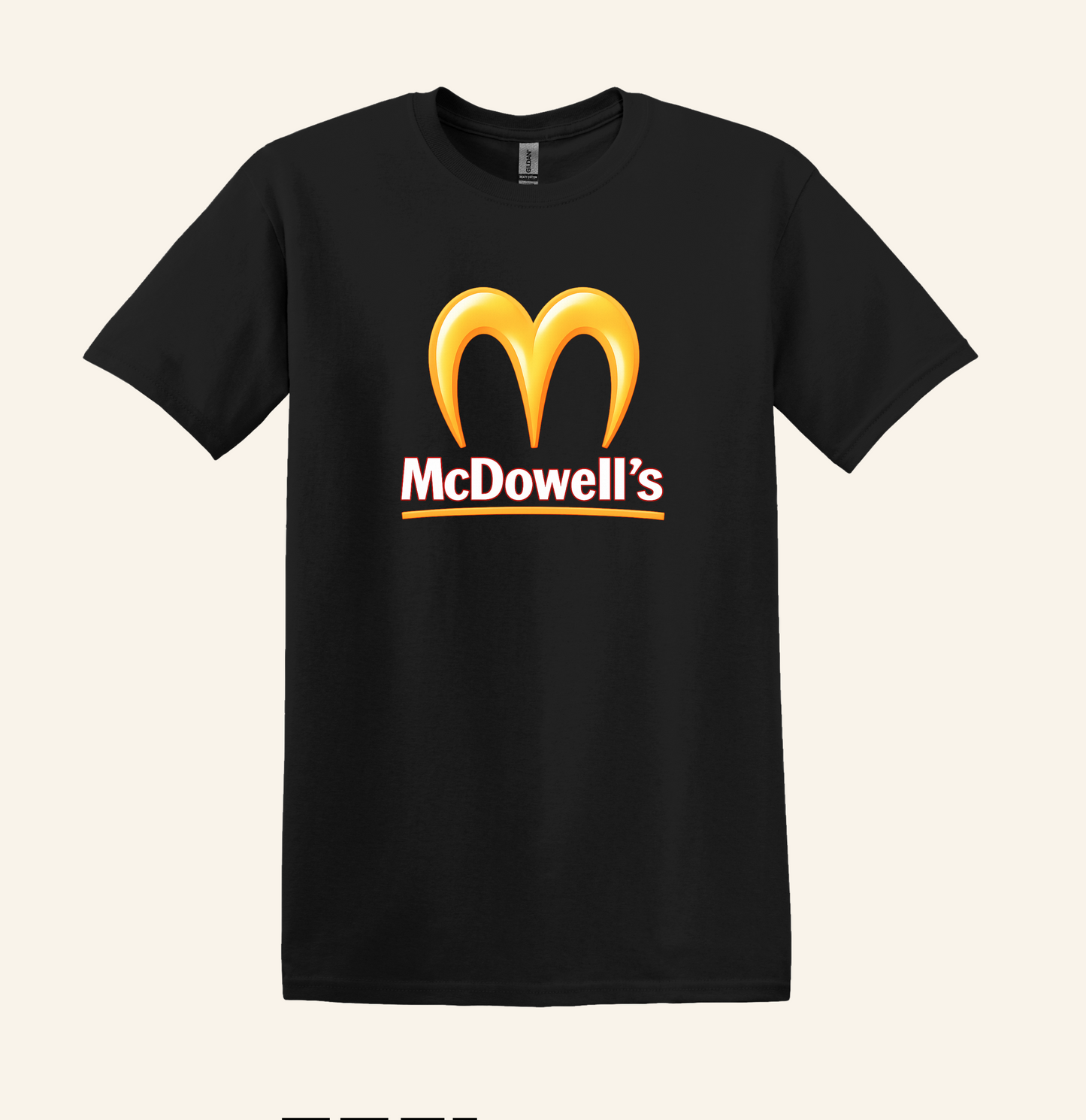 McDowell's Parody T-Shirt, 80s Coming to America Humor Tee