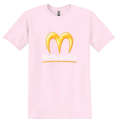 McDowell's Parody T-Shirt, 80s Coming to America Humor Tee