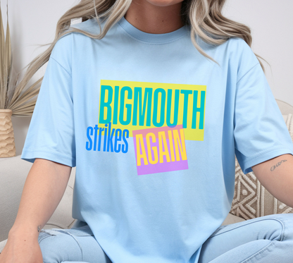 Bigmouth Strikes Again Lyric Tee, Retro 80s Music Fan Shirt, The Smiths Top