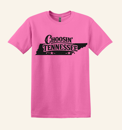 Choosin' Tennessee State Pride T-Shirt, Vintage Western Graphic Tee
