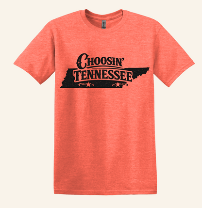 Choosin' Tennessee State Pride T-Shirt, Vintage Western Graphic Tee