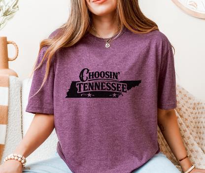 Choosin' Tennessee State Pride T-Shirt, Vintage Western Graphic Tee