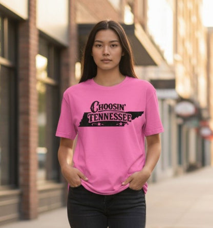 Choosin' Tennessee State Pride T-Shirt, Vintage Western Graphic Tee