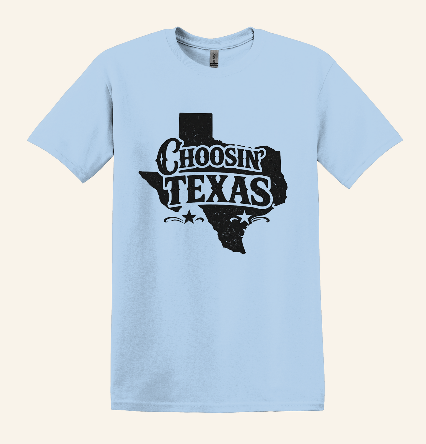 Choosin Texas Graphic Tee, Western Country Music Shirt, Soft Cotton Blend