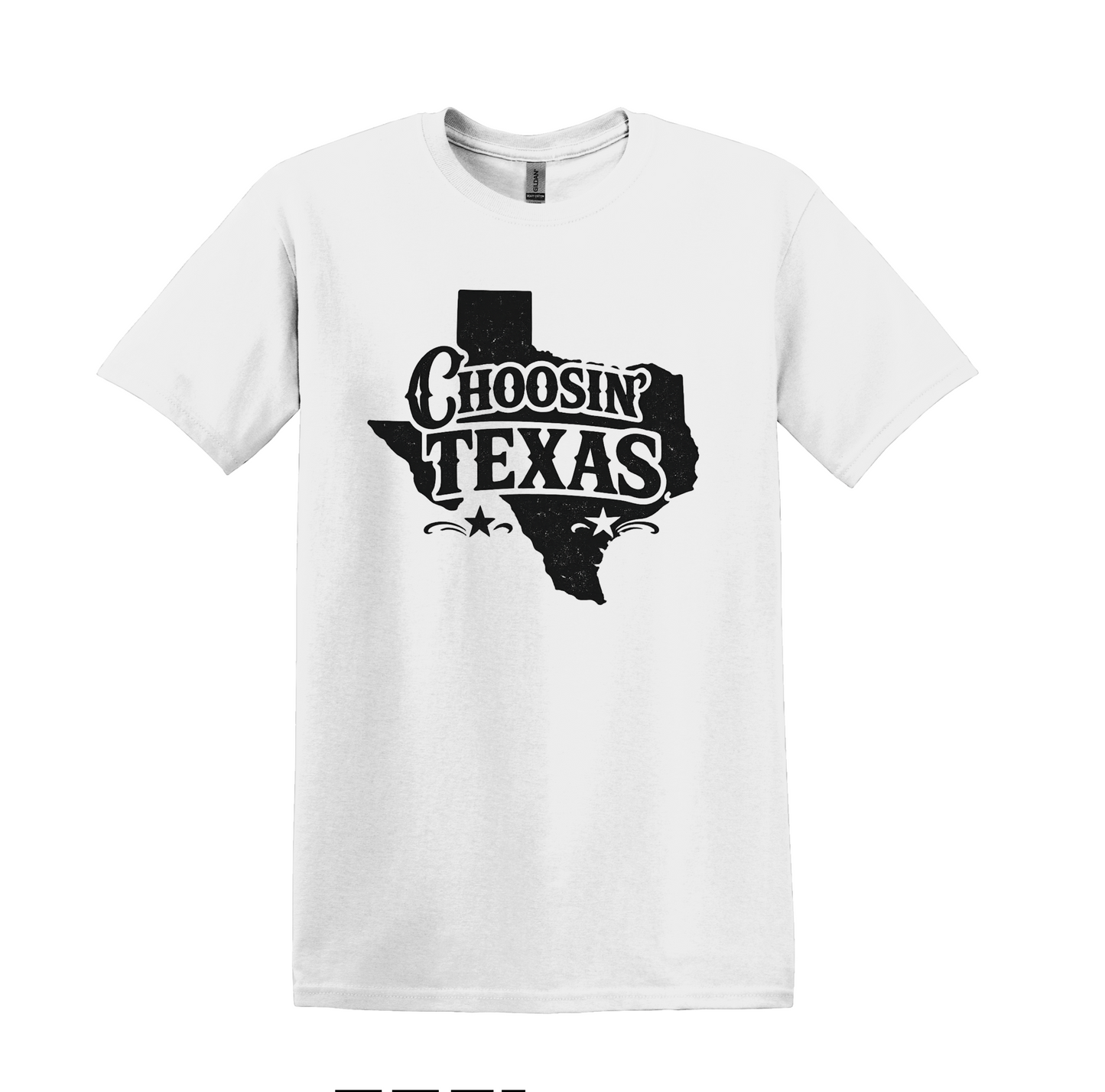 Choosin Texas Graphic Tee, Western Country Music Shirt, Soft Cotton Blend