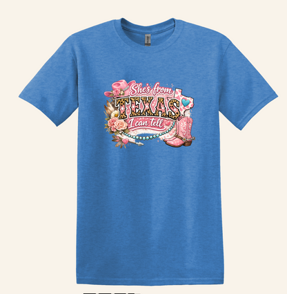 Texas Graphic Tee, Pink Cowboy Boots, Country Concert Shirt, Western Cowgirl Style