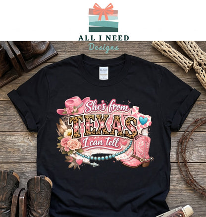 Texas Graphic Tee, Pink Cowboy Boots, Country Concert Shirt, Western Cowgirl Style