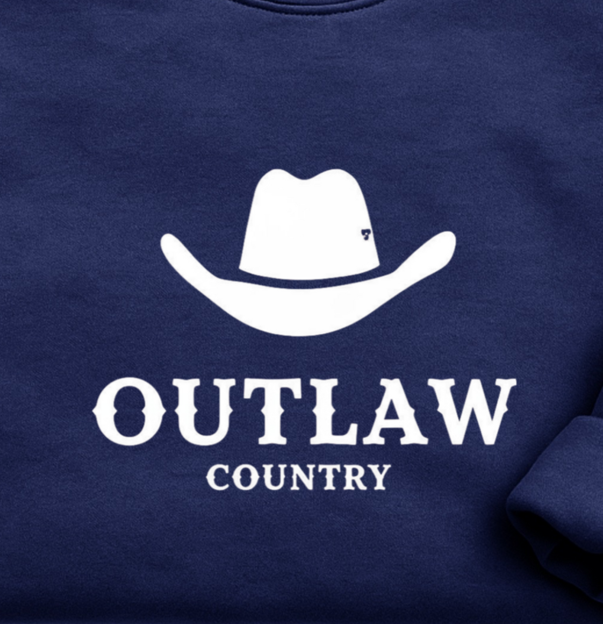 Outlaw Country Cowboy Hat Graphic Tee, Retro 70s Western Shirt