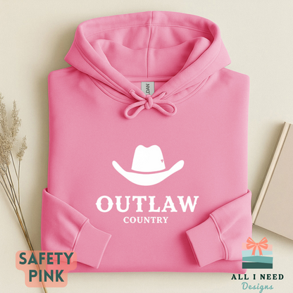 Outlaw Country Cowboy Hat Graphic Tee, Retro 70s Western Shirt
