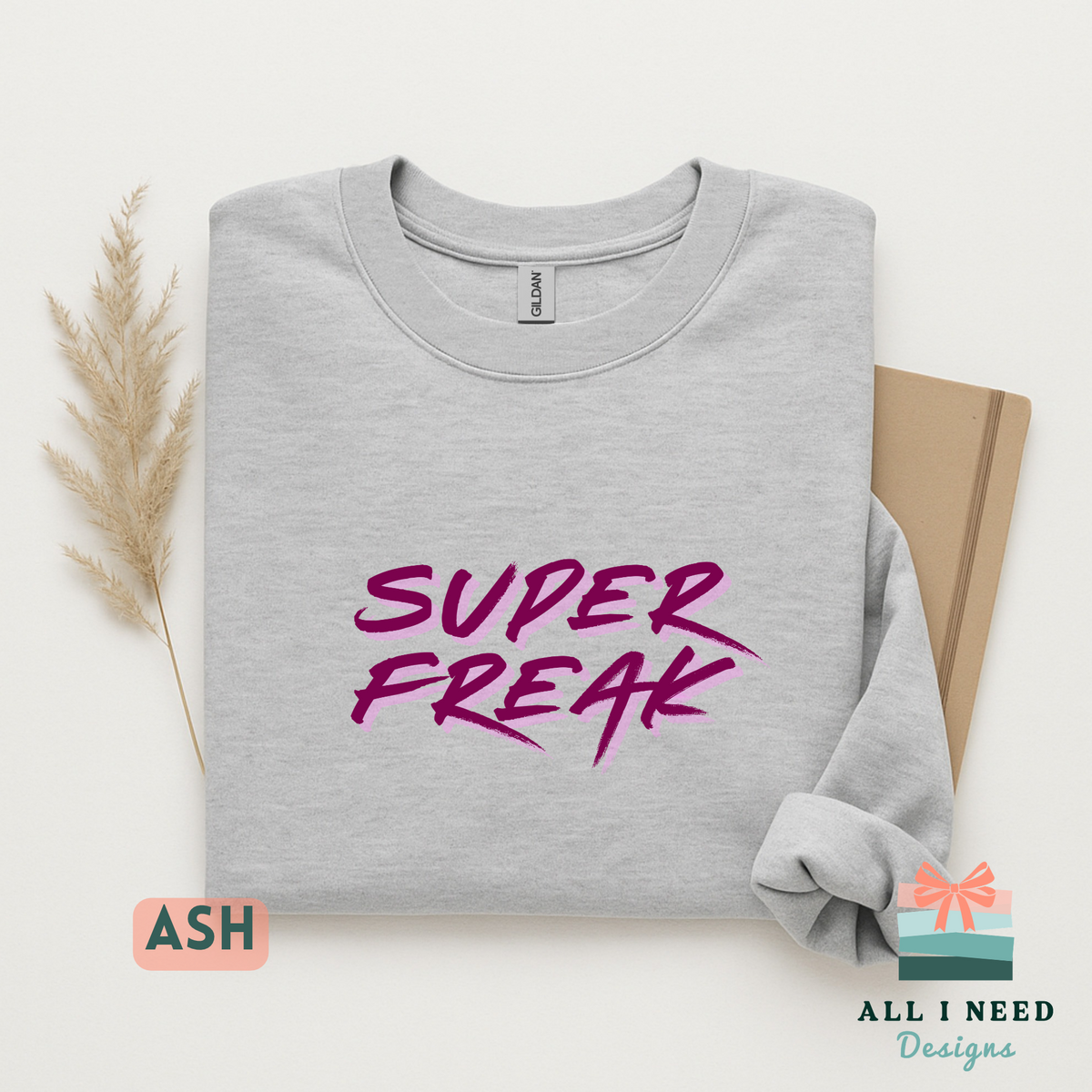 Super Freak 80s Retro Lyric Tee, Bold Neon Script Unisex Shirt