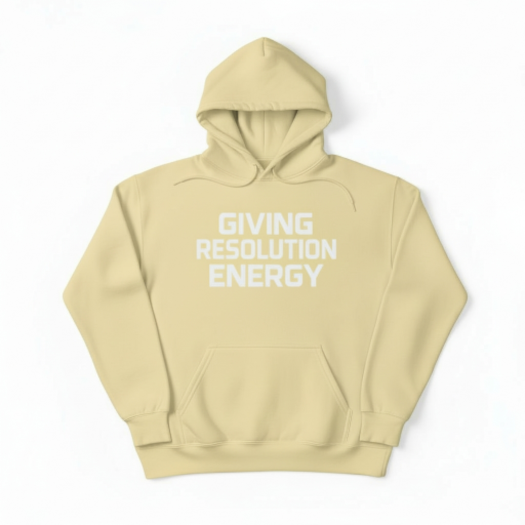 Giving Resolution Energy T-Shirt – Motivational Graphic Tee