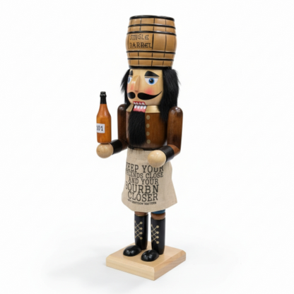 14” Bourbon Nutcracker – Single Barrel, Kentucky Bourbon Decor