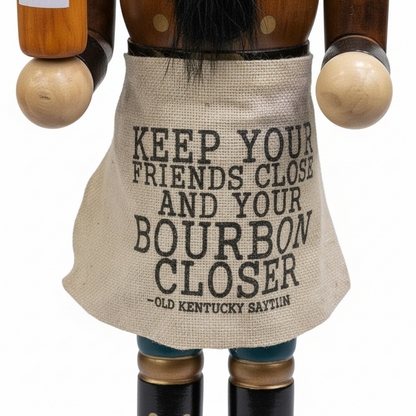 14” Bourbon Nutcracker – Single Barrel, Kentucky Bourbon Decor