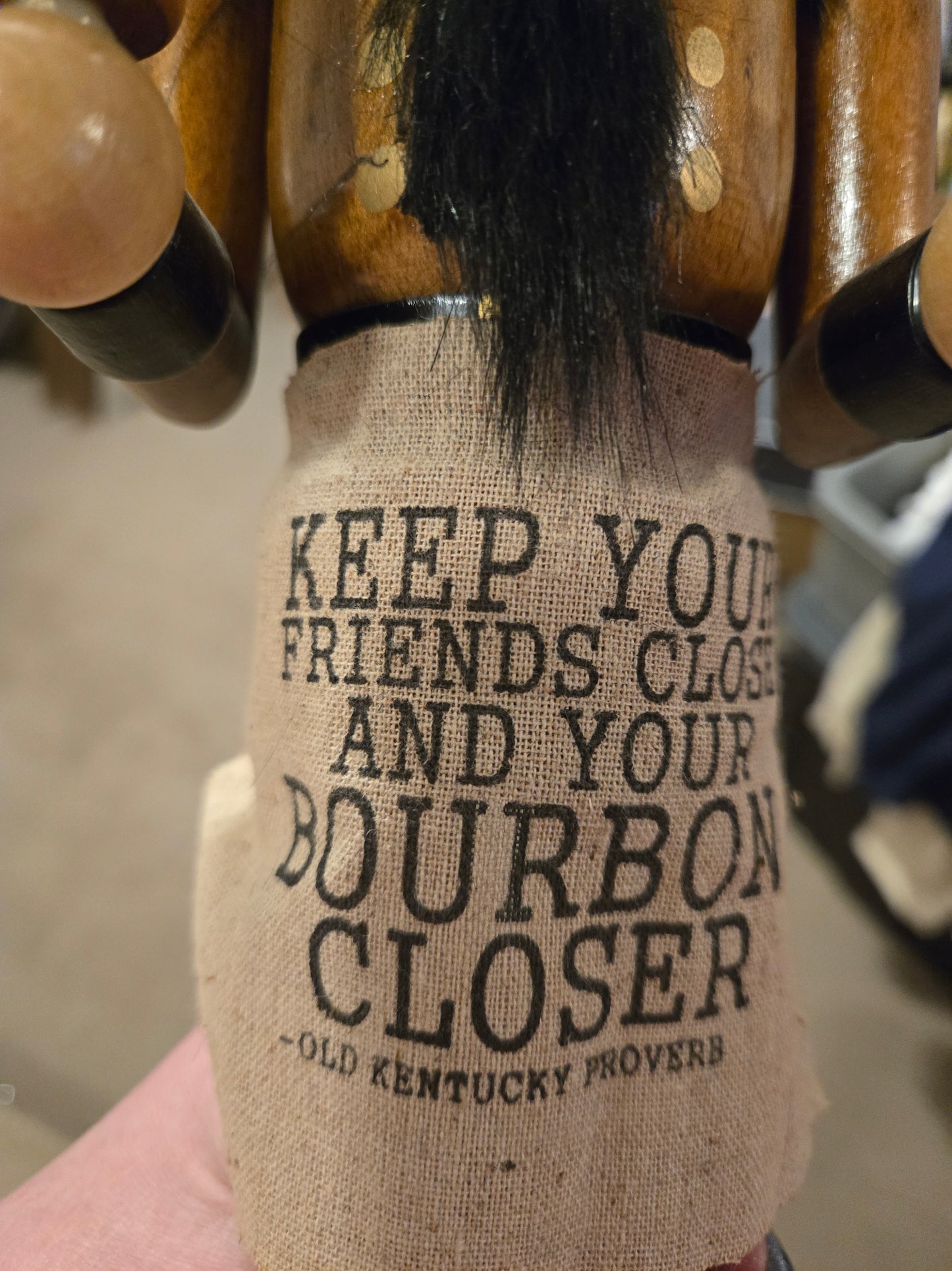 14” Bourbon Nutcracker – Single Barrel, Kentucky Bourbon Decor