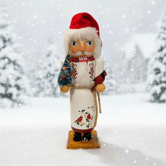 Nutcracker Cardinal – Handcrafted Holiday Decor
