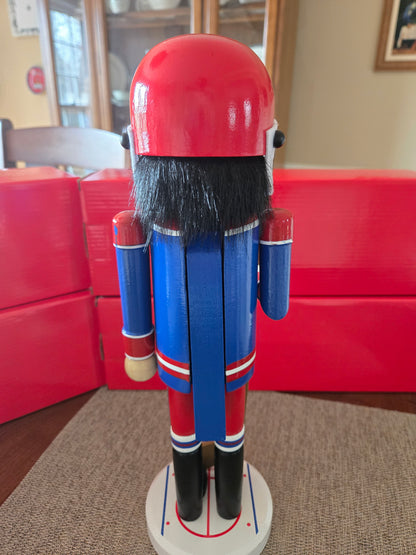USA Hockey Nutcracker | Red White Blue Christmas Decor | Sports Figure