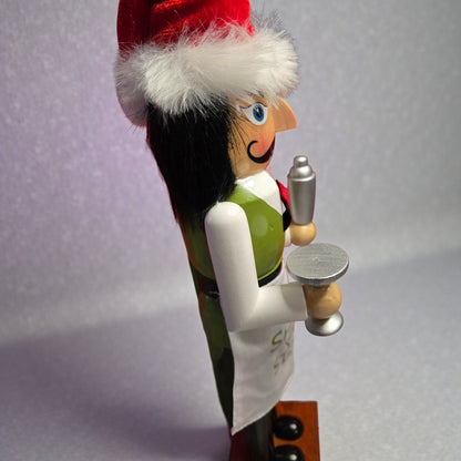 Martini Nutcracker – Bartender Decor, Shaken or Stirred, Holiday Bar Cart Accent