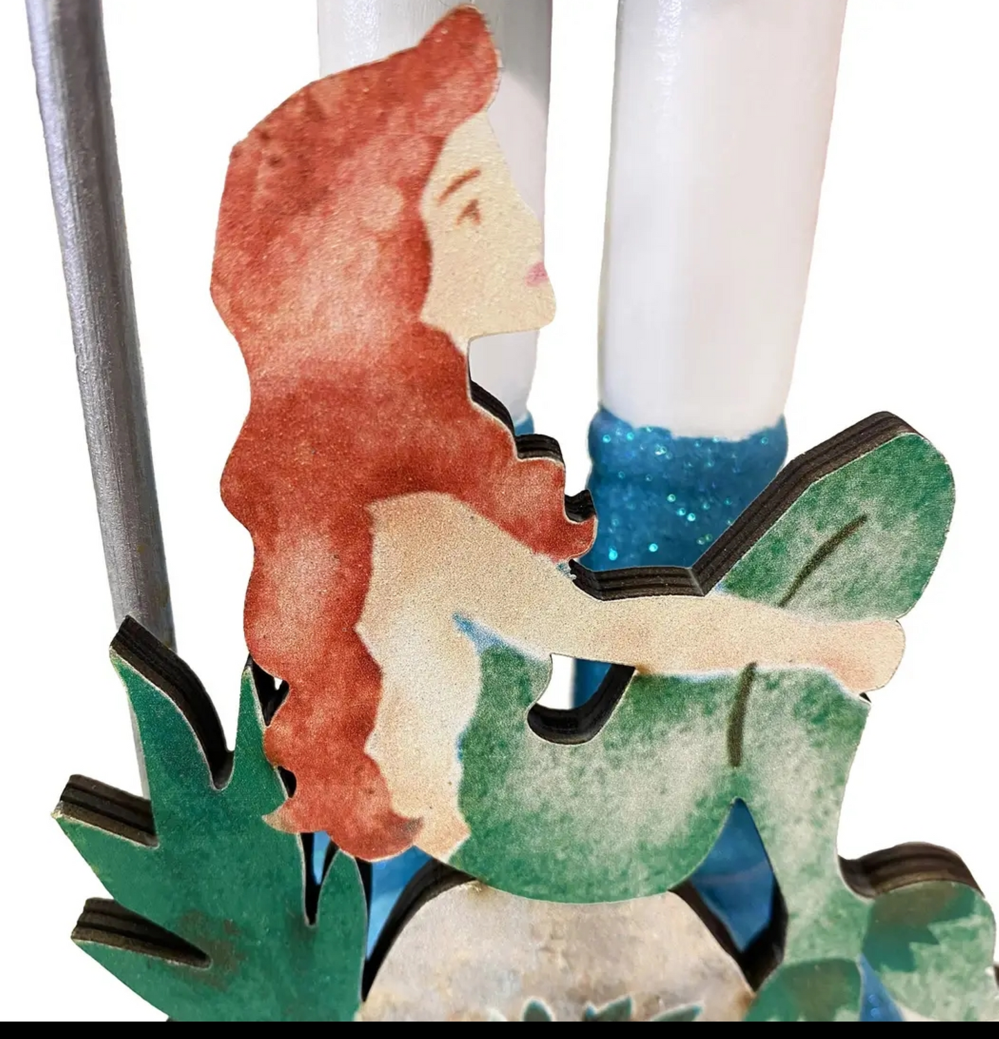 Mermaid King Nutcracker 14 Inch | Coastal Christmas | Nautical Nutcracker | Beach Decor