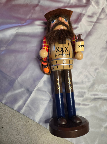 Moonshine Nutcracker – Rustic Appalachian Decor for home