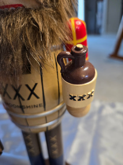 Moonshine Nutcracker – Rustic Appalachian Decor for home