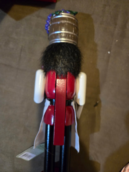 Wine a Little Laugh a Lot Nutcracker, Bar Cart Decoration, Wooden Figure, Vineyard Lover Gift