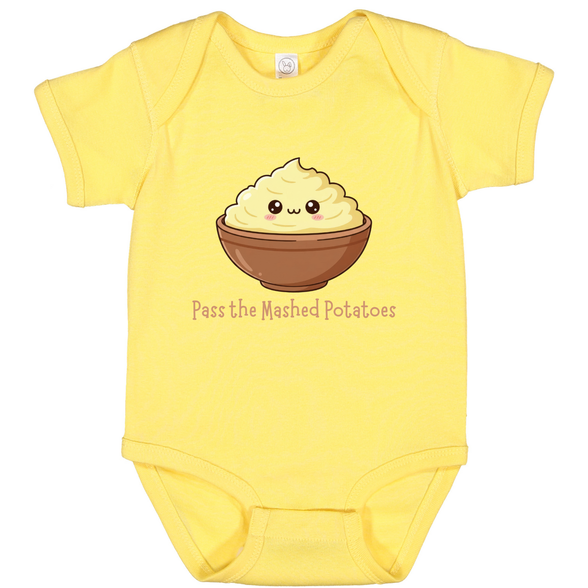 Fall Feast Baby Graphic Bodysuit, Turkey Day Keepsake, Short or Long Sleeve Options