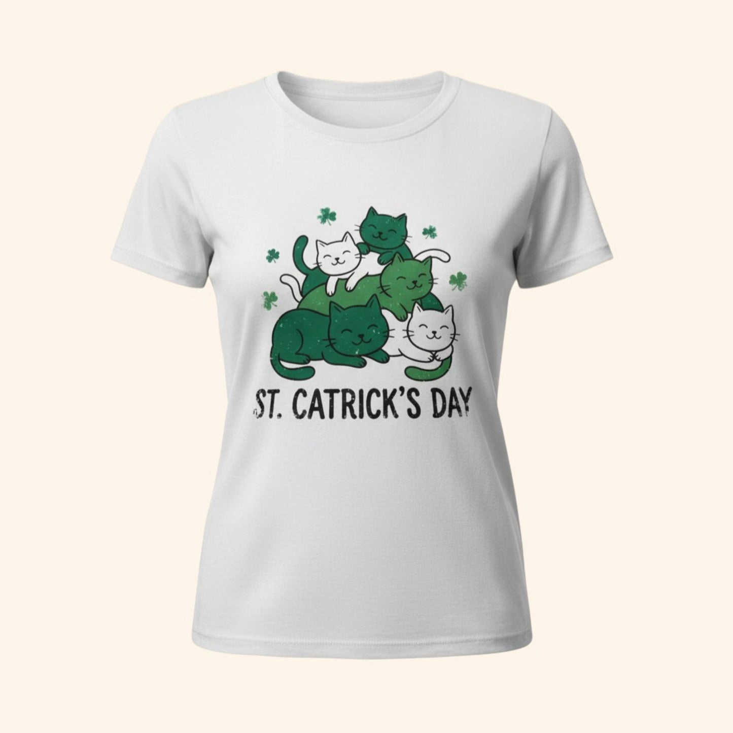 St. Catrick’s Day Shirt | Funny St Patrick’s Tee | Irish Cat Lover Gift