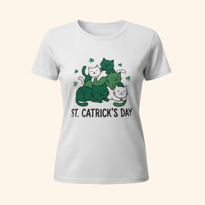 St. Catrick’s Day Shirt | Funny St Patrick’s Tee | Irish Cat Lover Gift