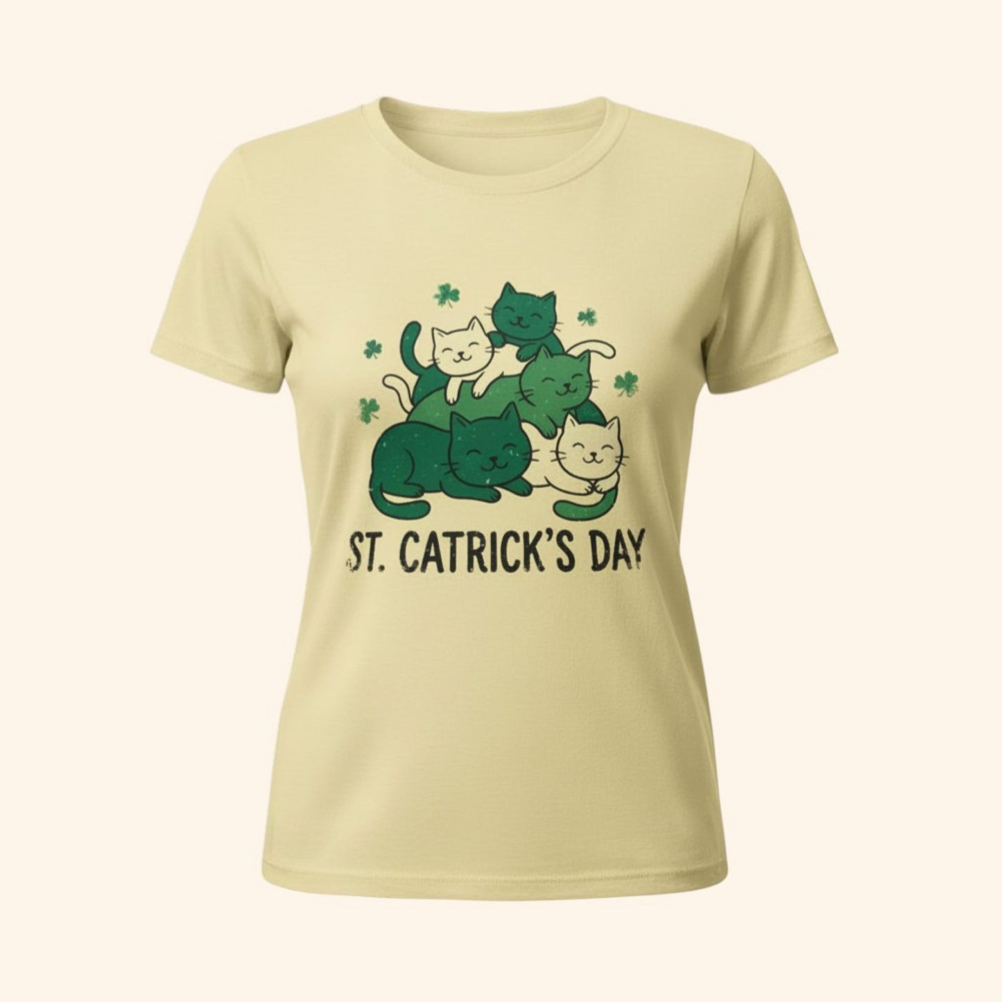 St. Catrick’s Day Shirt | Funny St Patrick’s Tee | Irish Cat Lover Gift