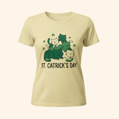 St. Catrick’s Day Shirt | Funny St Patrick’s Tee | Irish Cat Lover Gift
