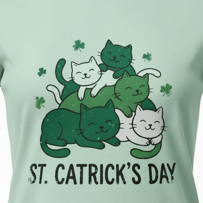 St. Catrick’s Day Shirt | Funny St Patrick’s Tee | Irish Cat Lover Gift