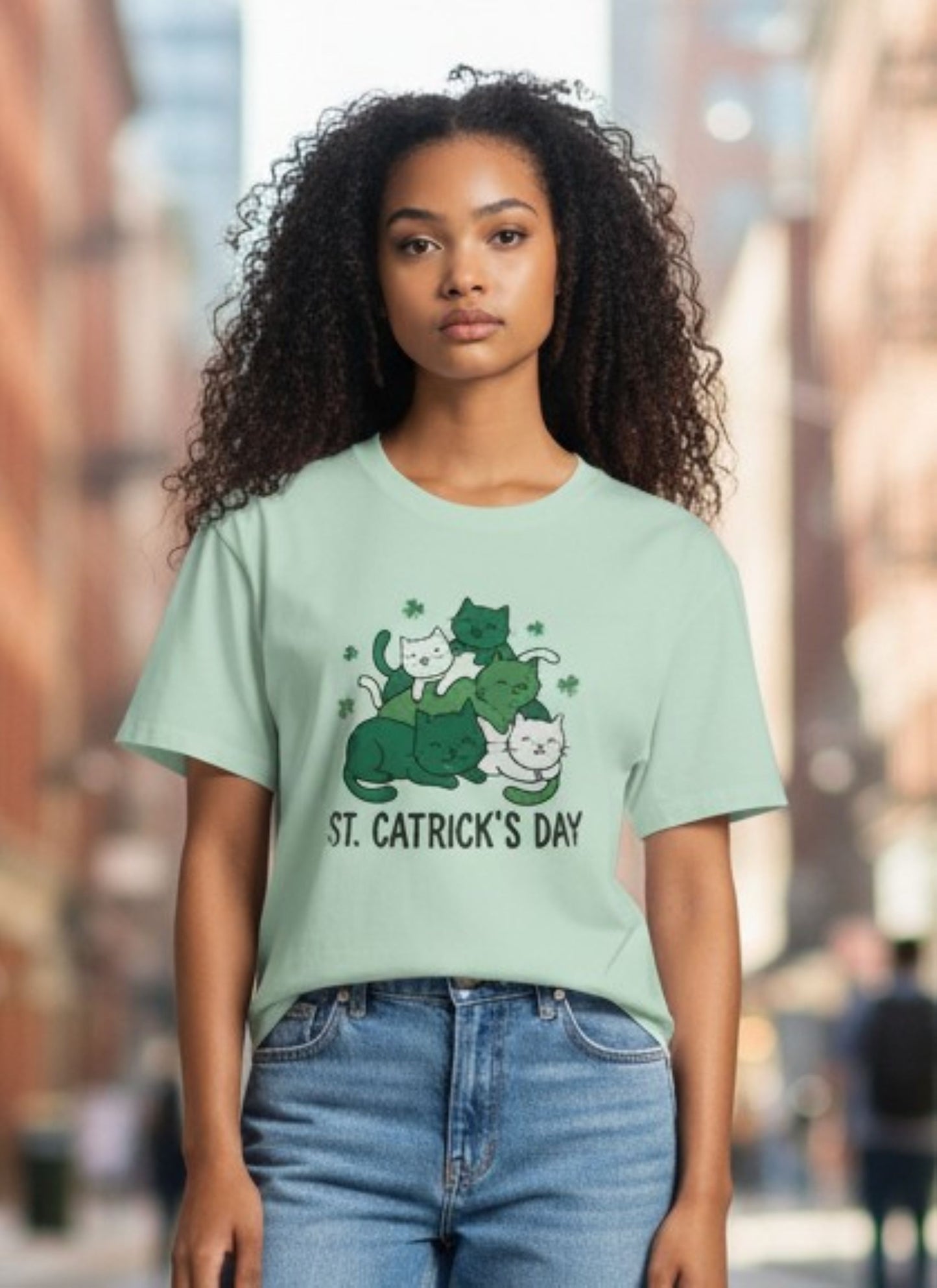 St. Catrick’s Day Shirt | Funny St Patrick’s Tee | Irish Cat Lover Gift