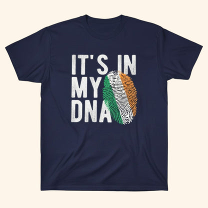 Irish Pride Shirt DNA | Ireland Fingerprint Tee | St. Patrick’s Day Shirt