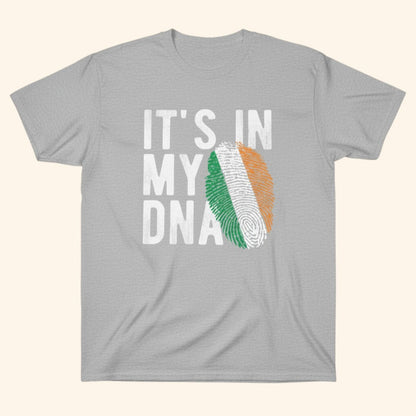 Irish Pride Shirt DNA | Ireland Fingerprint Tee | St. Patrick’s Day Shirt