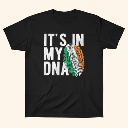 Irish Pride Shirt DNA | Ireland Fingerprint Tee | St. Patrick’s Day Shirt