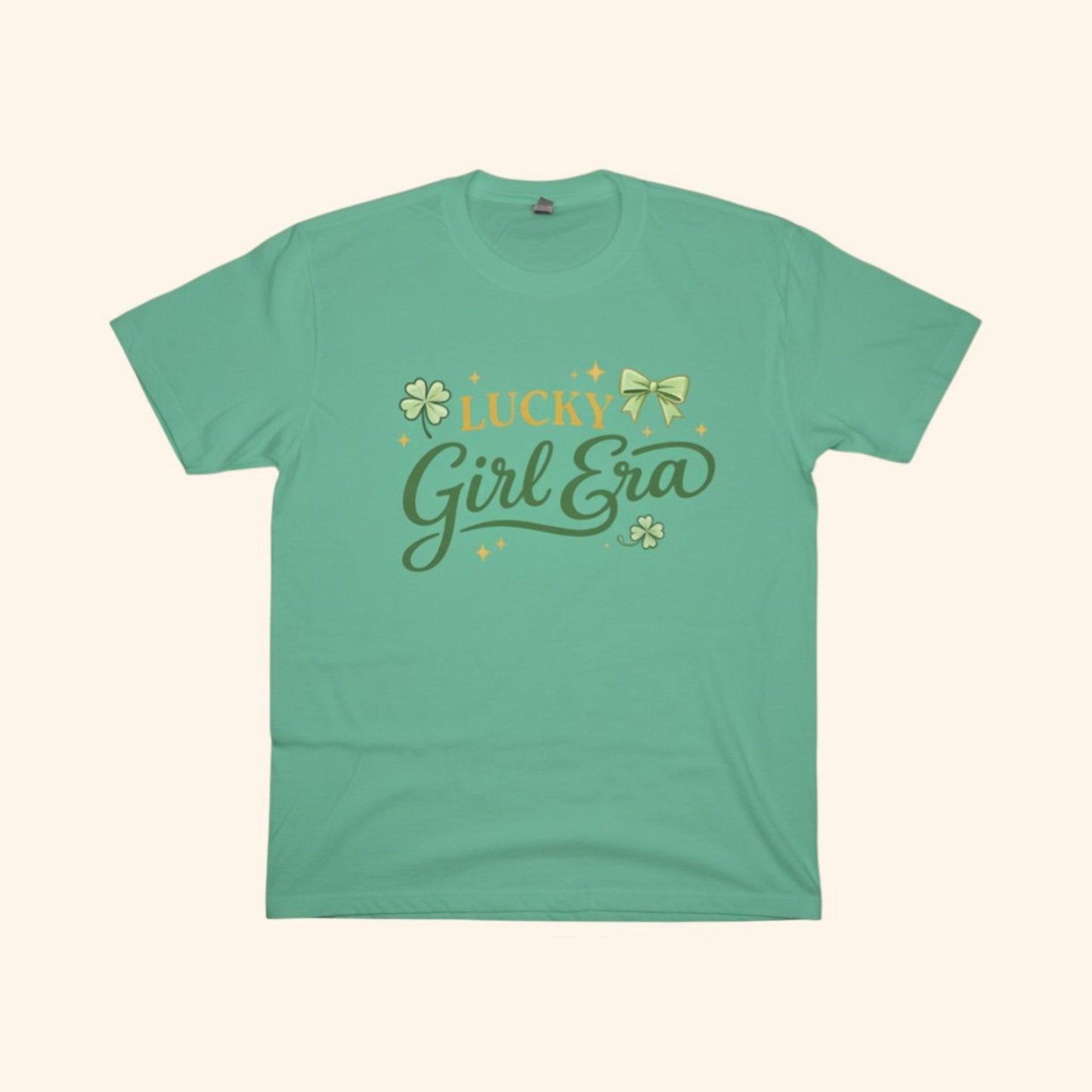 Lucky Girl Era Shirt | St Patrick’s Day Top for Women | Shamrock Clover Tee