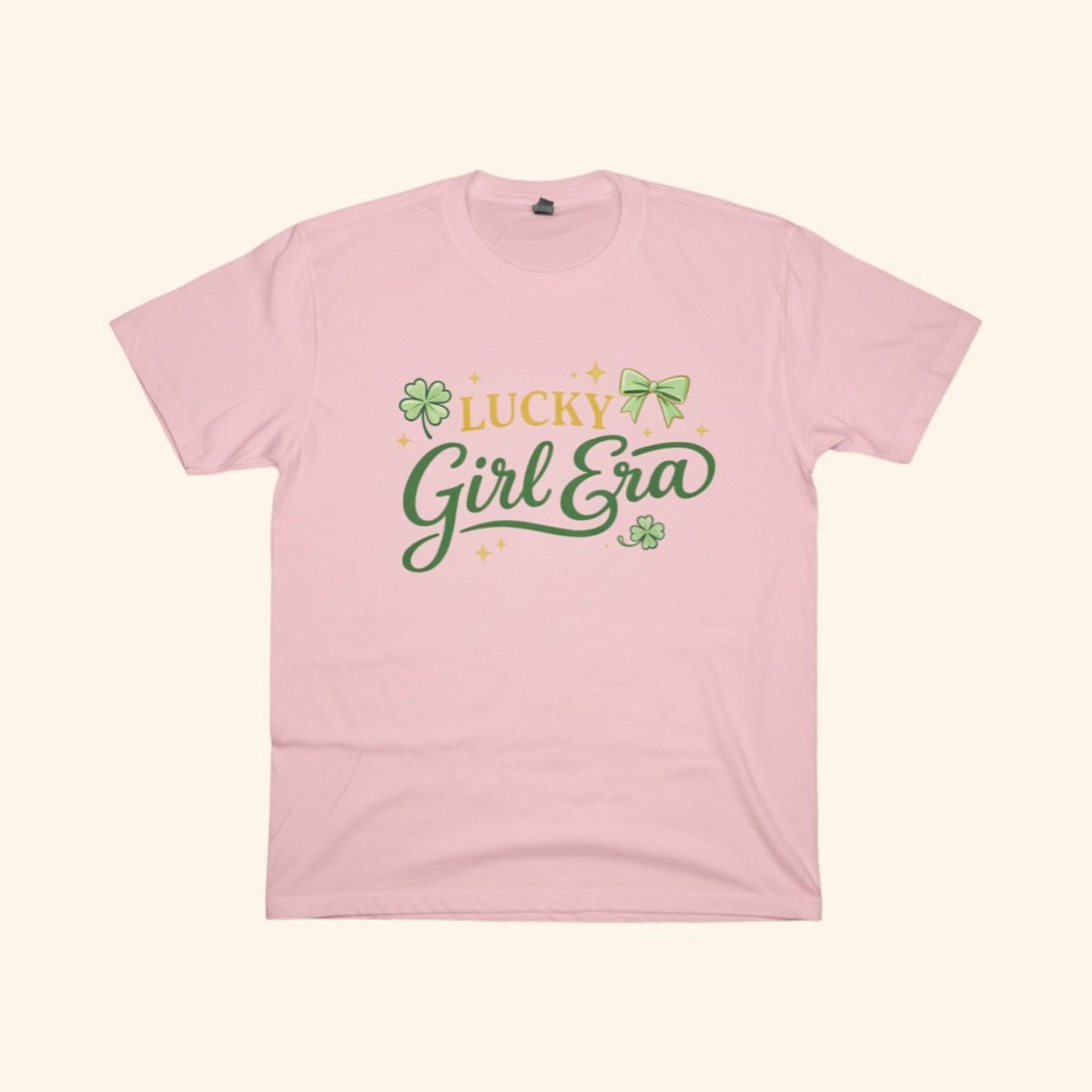 Lucky Girl Era Shirt | St Patrick’s Day Top for Women | Shamrock Clover Tee