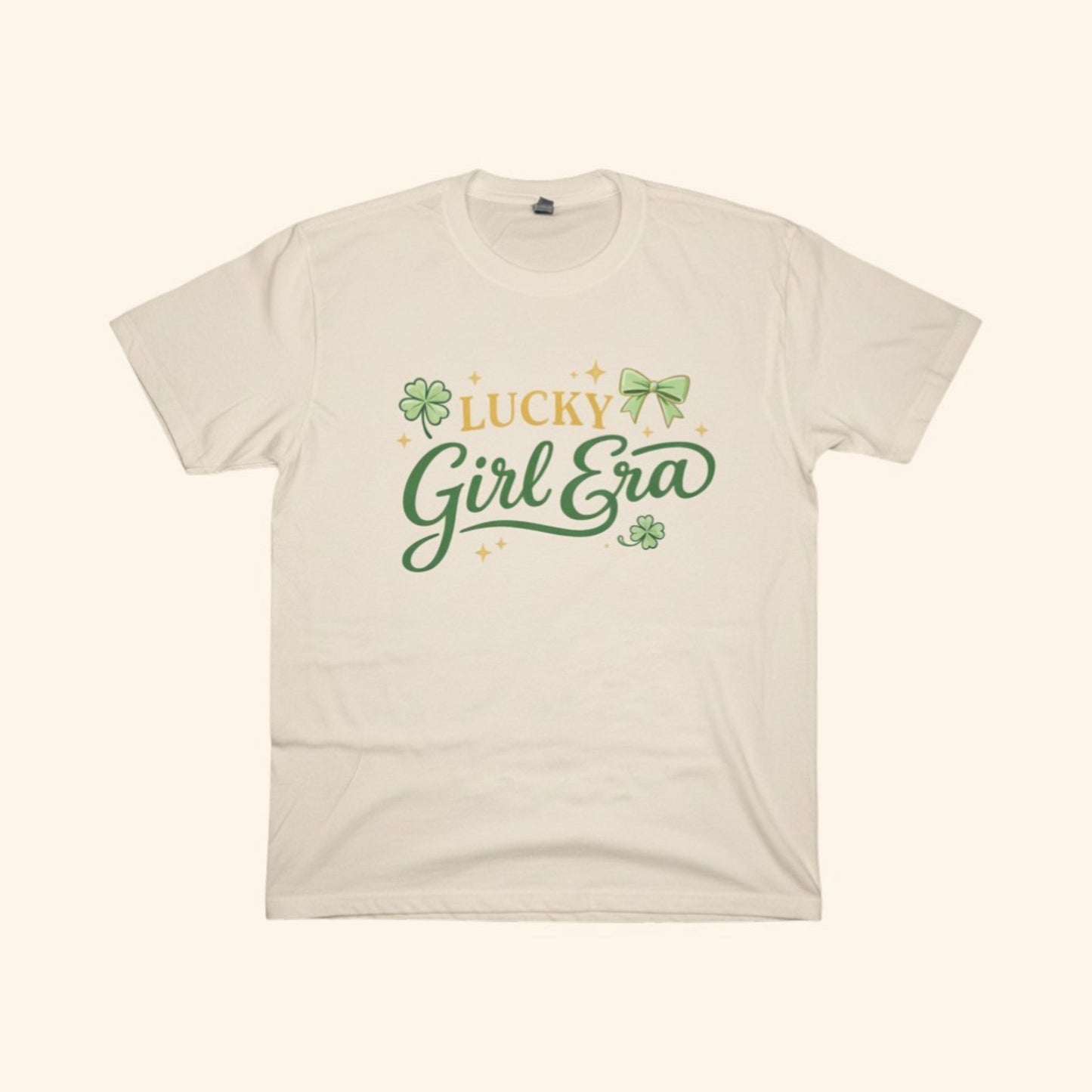 Lucky Girl Era Shirt | St Patrick’s Day Top for Women | Shamrock Clover Tee