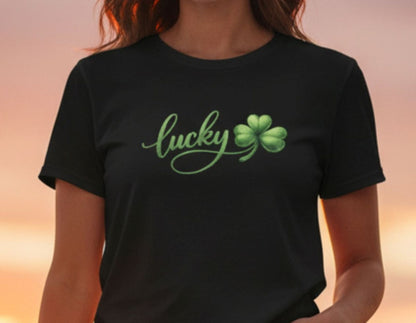 Lucky Shamrock Shirt | St. Patrick’s Day T-Shirt | Simple Clover Tee