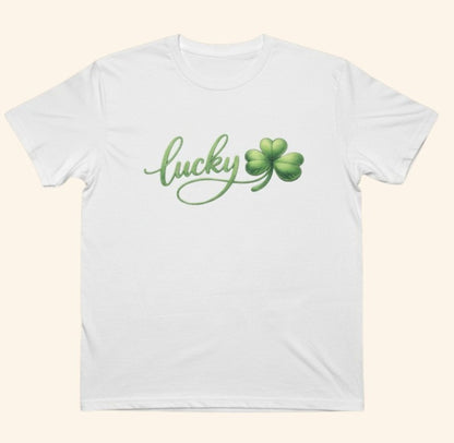 Lucky Shamrock Shirt | St. Patrick’s Day T-Shirt | Simple Clover Tee