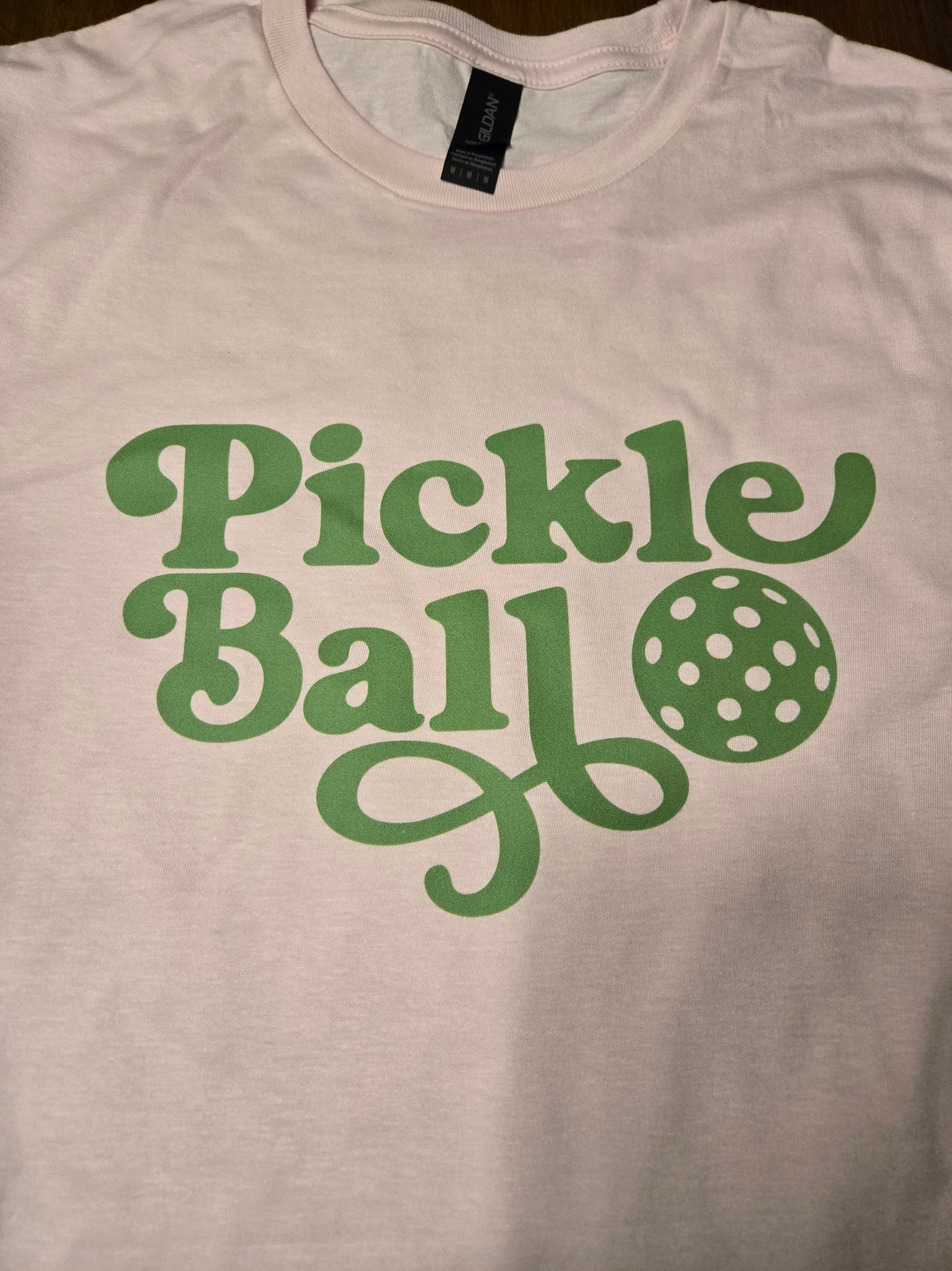 Retro Pickleball Graphic T Shirt, Unisex Athletic Casual Tee