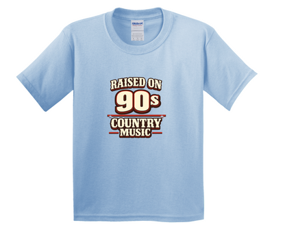 Kids 90s Country Music Shirt, Retro Western Graphic Tee, Toddler & Youth Unisex Fit