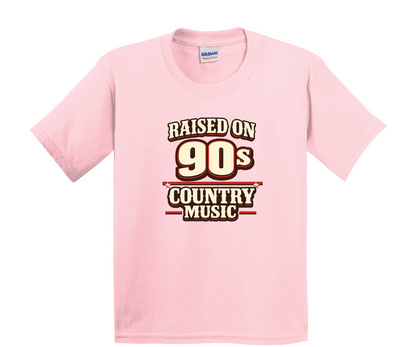 Kids 90s Country Music Shirt, Retro Western Graphic Tee, Toddler & Youth Unisex Fit